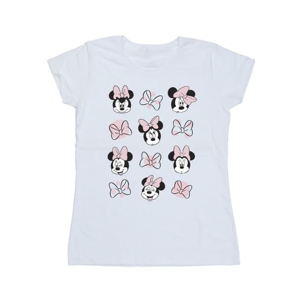Disney Womens/Ladies Minnie Mouse Multiple Cotton T-Shirt