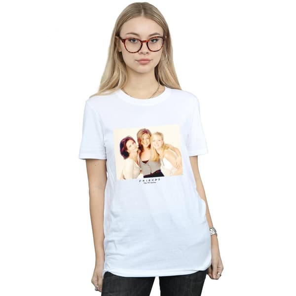 Friends Womens/Ladies Girls Photo Cotton Boyfriend T-Shirt