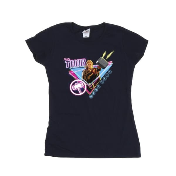 Marvel Womens/Ladies What If Party Thor Alt Cotton T-Shirt