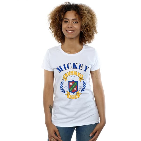 Disney Womens/Ladies Mickey Mouse Legend Cotton T-Shirt