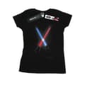 Pikkukuva 1 / 5: Star Wars Womens/Ladies Crossed Lightsabres Cotton T-Shirt