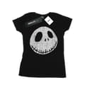 Miniatyrbillede 1 af 5: Disney Womens/Ladies Nightmare Before Christmas Jack Cracked Face Cotton T-Shirt