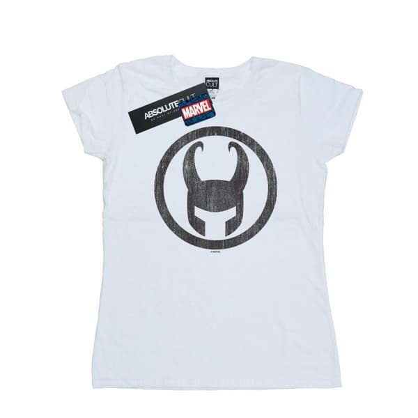 Marvel Dam/Tjej - Loki Icon - T-shirt i bomull