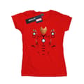 Miniatyrbillede 1 af 3: Marvel Womens/Ladies Iron Man Armoured Suit Cotton T-Shirt
