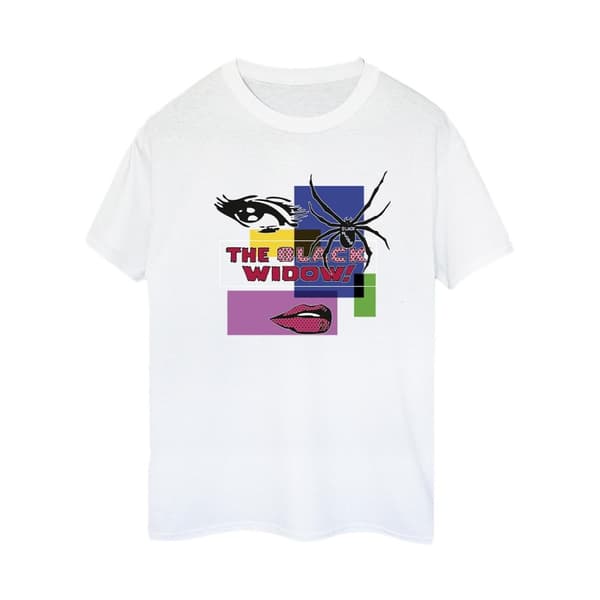 Marvel Womens/Ladies Black Widow Pop Art Cotton Boyfriend T-Shirt