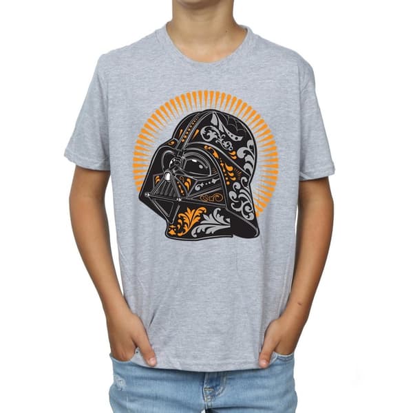 Star Wars Boys Darth Vader Dia De Los Muertos T-Shirt