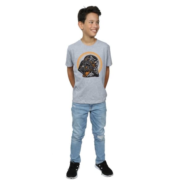 Star Wars Boys Darth Vader Dia De Los Muertos T-Shirt
