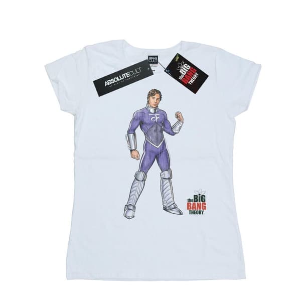 The Big Bang Theory Womens/Ladies Raj Superhero Cotton T-Shirt