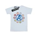 Miniatyrbild 1 av 3: Marvel Mens Avengers Endgame - T-shirt med målade ikoner