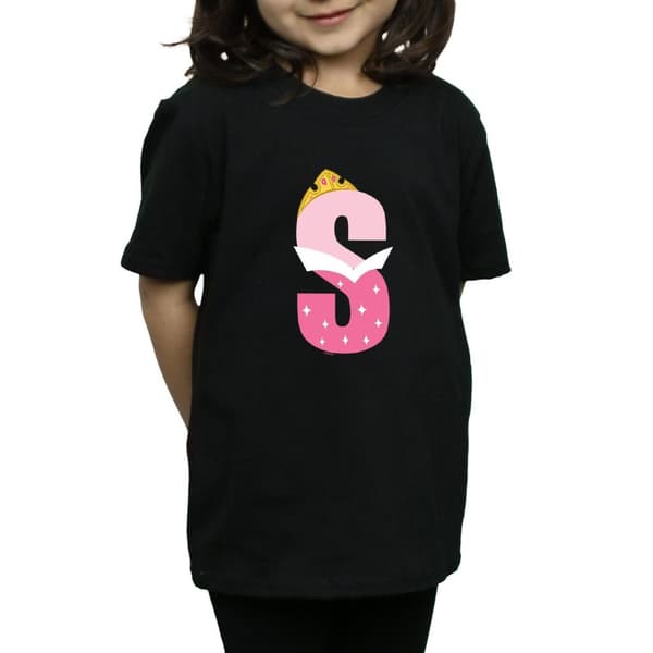 Disney Girls Alphabet S Is For Sleeping Beauty Cotton T-Shirt
