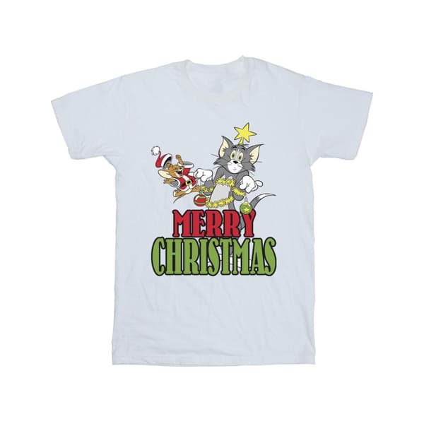 Tom And Jerry T-shirt med julkulor för pojkar