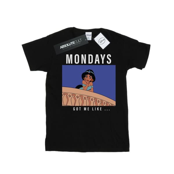 Disney Princess Mens Jasmine Mondays Got Me Like T-Shirt