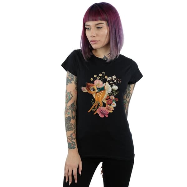 Disney Dam/Tjej - Bambi Meadow - T-shirt i bomull