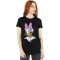 Pikkukuva 2 / 3: Disney Womens/Ladies Daisy Duck Big Portrait Cotton Boyfriend T-Shirt
