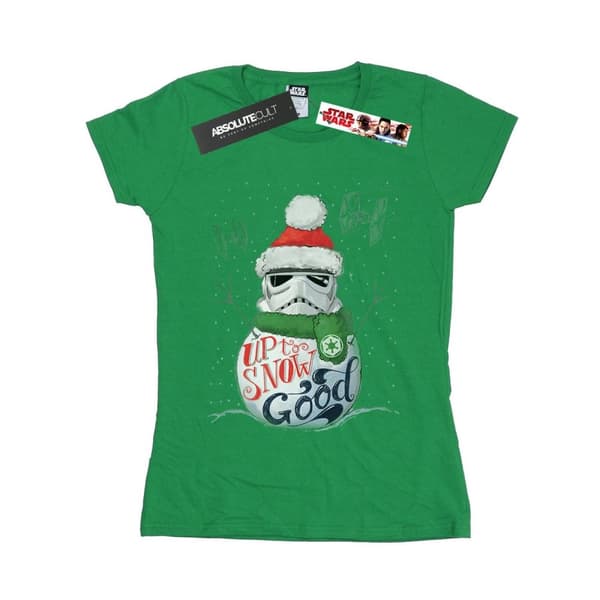 Star Wars Womens/Ladies Stormtrooper Up To Snow Good Cotton T-Shirt