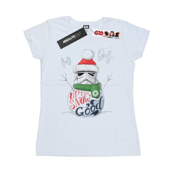 Star Wars Womens/Ladies Stormtrooper Up To Snow Good Cotton T-Shirt