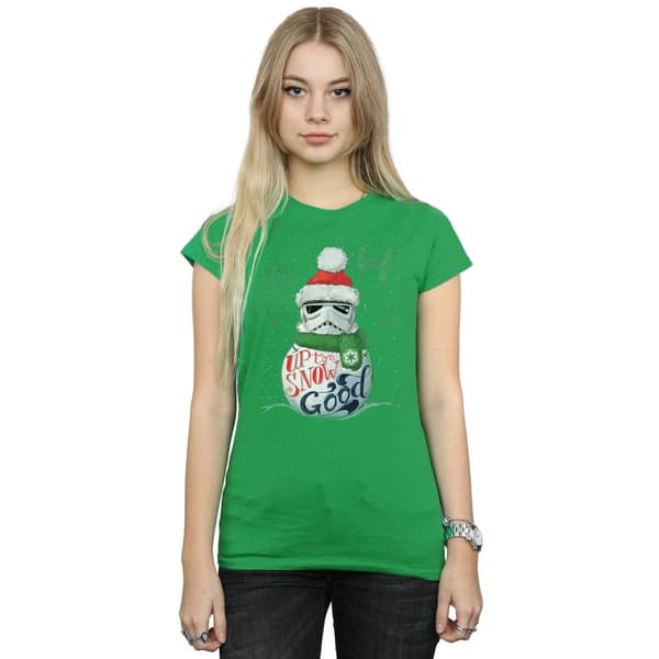 Star Wars Womens/Ladies Stormtrooper Up To Snow Good Cotton T-Shirt