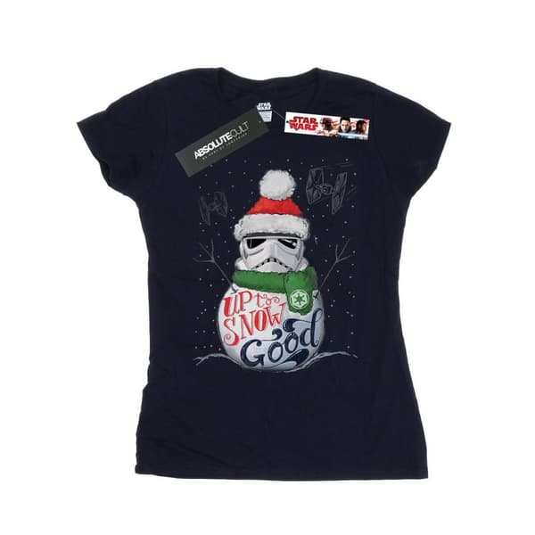 Star Wars Womens/Ladies Stormtrooper Up To Snow Good Cotton T-Shirt
