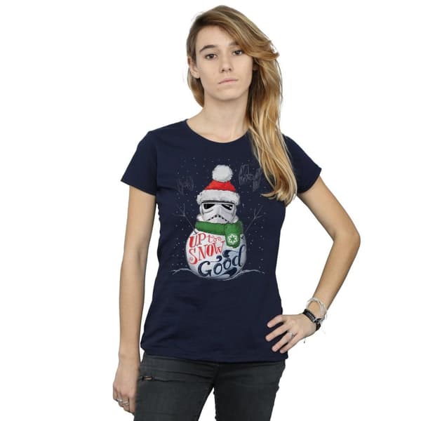Star Wars Womens/Ladies Stormtrooper Up To Snow Good Cotton T-Shirt