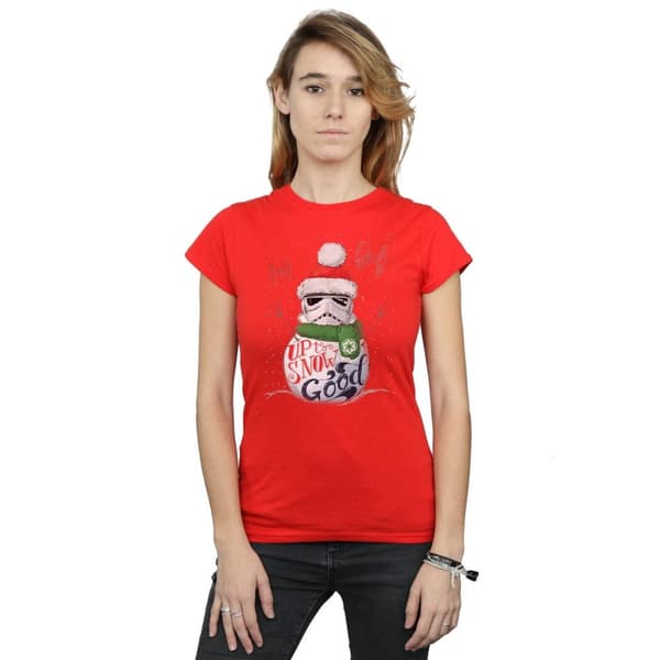 Star Wars Womens/Ladies Stormtrooper Up To Snow Good Cotton T-Shirt