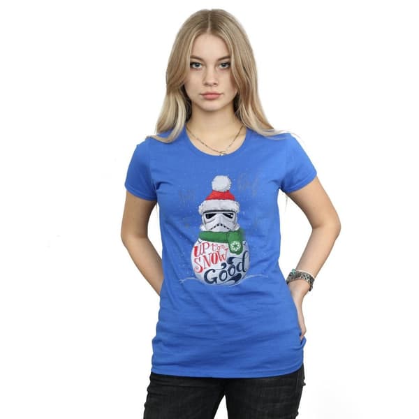 Star Wars Womens/Ladies Stormtrooper Up To Snow Good Cotton T-Shirt