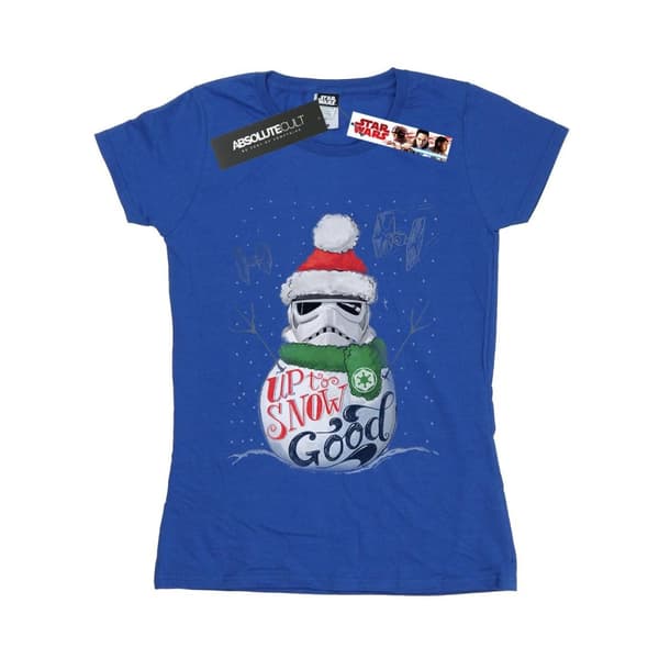Star Wars Womens/Ladies Stormtrooper Up To Snow Good Cotton T-Shirt