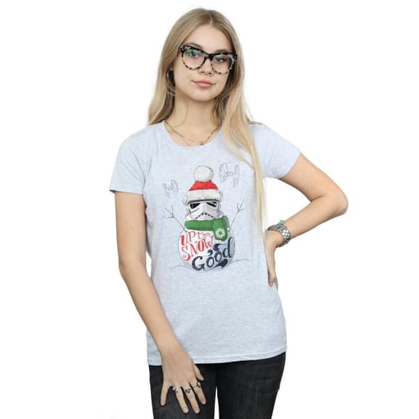 Star Wars Womens/Ladies Stormtrooper Up To Snow Good Cotton T-Shirt