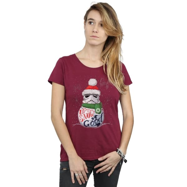 Star Wars Womens/Ladies Stormtrooper Up To Snow Good Cotton T-Shirt
