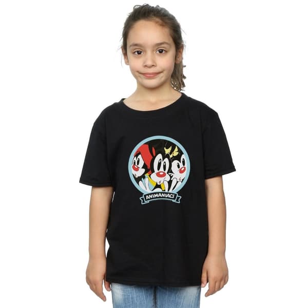 Animaniacs Girls Fisheye Group Cotton T-Shirt