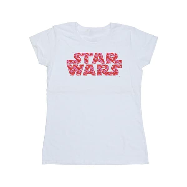 Star Wars T-shirt i bomull med hjärtlogga - dam/dam