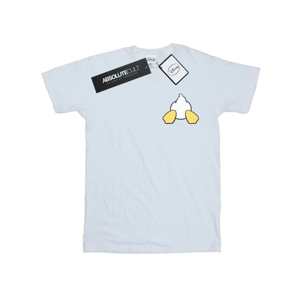 Disney Womens/Ladies Donald Duck Backside Breast Print Cotton Boyfriend T-Shirt