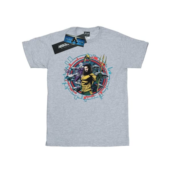 DC Comics Aquaman Circular Crest T-shirt för pojkar