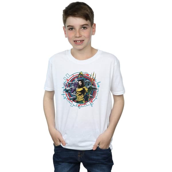 DC Comics Aquaman Circular Crest T-shirt för pojkar