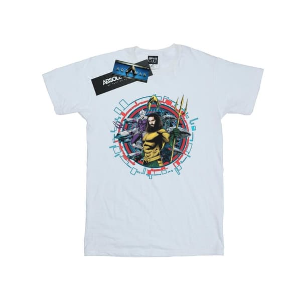 DC Comics Aquaman Circular Crest T-shirt för pojkar