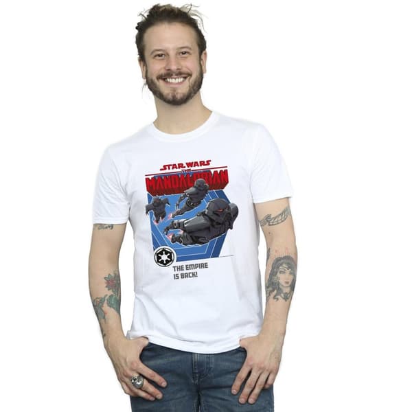 Star Wars Mens The Mandalorian Empire Is Back T-Shirt