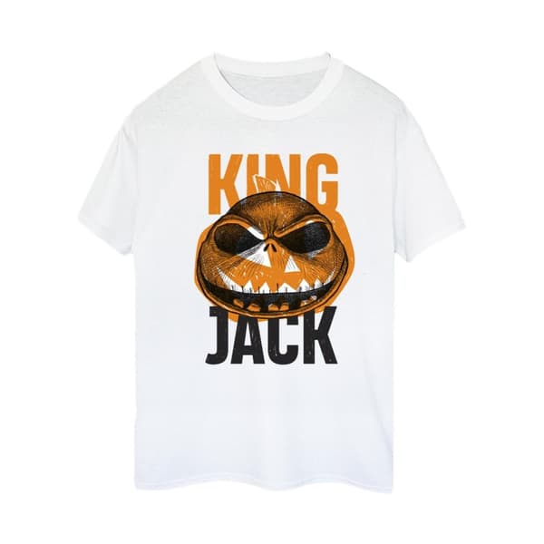 Disney Womens/Ladies The Nightmare Before Christmas King Jack Cotton Boyfriend T-Shirt