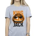 Miniatyrbild 3 av 4: Disney Dam/Tjej The Nightmare Before Christmas King Jack Boyfriend-T-shirt i bomull
