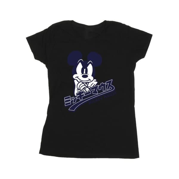 Disney Dam/Tjej Musse Pigg T-shirt i japansk bomull