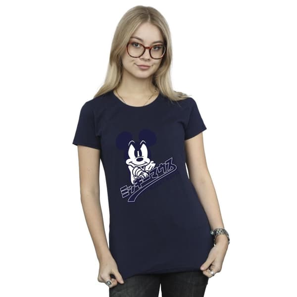 Disney Dam/Tjej Musse Pigg T-shirt i japansk bomull