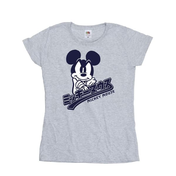Disney Dam/Tjej Musse Pigg T-shirt i japansk bomull