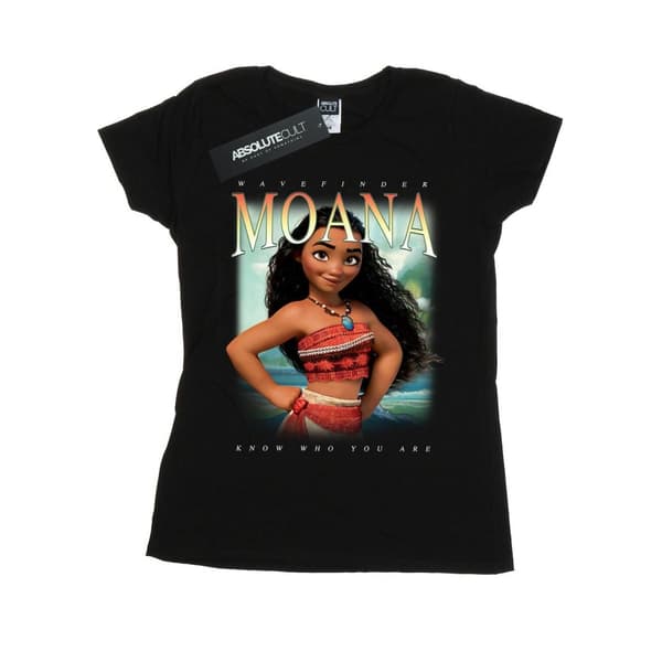 Disney Dam/Tjej Moana Montage Bomulls-T-shirt