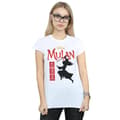Miniatyrbilde 2 av 3: Disney Womens/Ladies Mulan Movie Warrior Silhouette Cotton T-Shirt