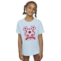 Miniatyrbild 2 av 3: Disney T-shirt i bomull med Mickey-fotbollshuvud för flickor