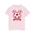 Miniatyrbild 1 av 3: Disney T-shirt i bomull med Mickey-fotbollshuvud för flickor
