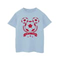 Miniatyrbild 1 av 3: Disney T-shirt i bomull med Mickey-fotbollshuvud för flickor