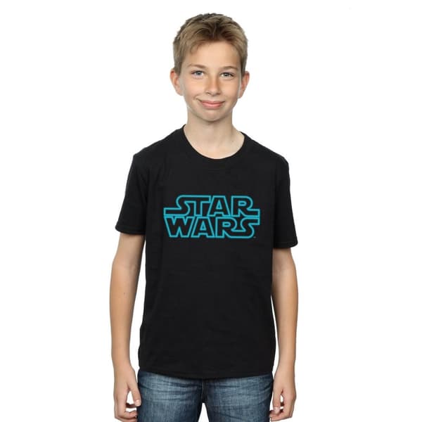 Star Wars T-shirt med neonskylt-logotyp för pojkar