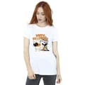 Pikkukuva 2 / 3: Disney Womens/Ladies Winnie The Pooh And Piglet Happy Halloween Cotton Boyfriend T-Shirt