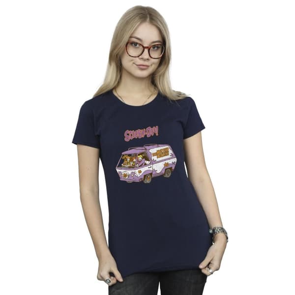 Scooby Doo Womens/Ladies Mystery Machine Van Cotton T-Shirt