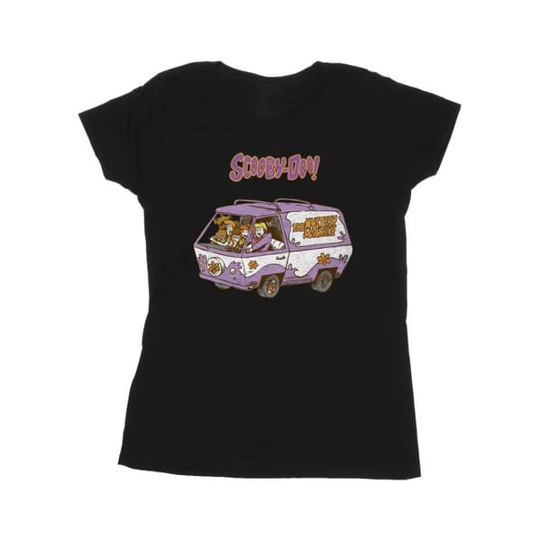 Scooby Doo Womens/Ladies Mystery Machine Van Cotton T-Shirt