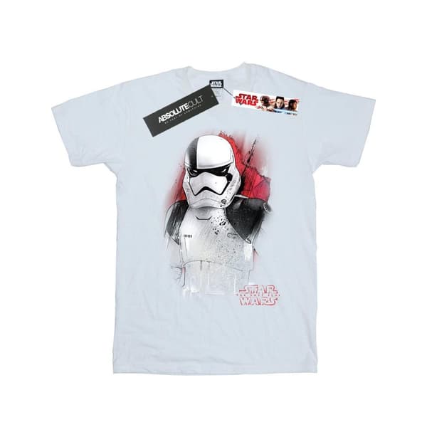 Star Wars Boys The Last Jedi Stormtrooper Brushed T-Shirt
